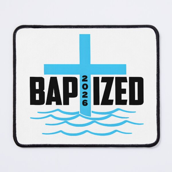 Item preview, Baptized 2026 Christian Cross Baptism Design | New Life in Christ Faith Apparel designed and sold by Kingdom Warrior Tribe .