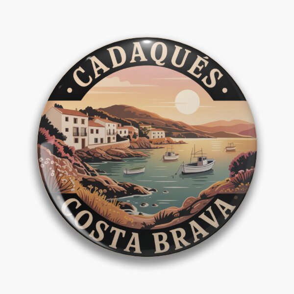 Item preview, Cadaqués España Costa Brava Art: Circle Patch designed and sold by CircinusStore.
