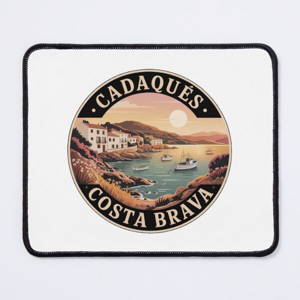 Item preview, Cadaqués España Costa Brava Art: Circle Patch designed and sold by CircinusStore.