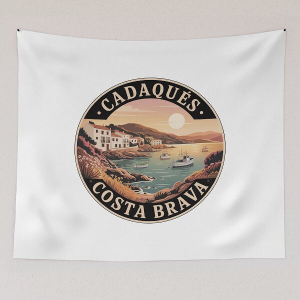Item preview, Cadaqués España Costa Brava Art: Circle Patch designed and sold by CircinusStore.