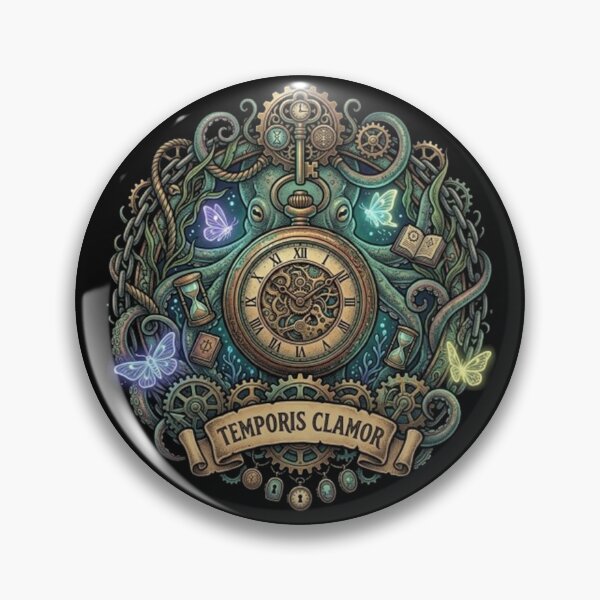 Item preview, Temporis Clamor – Steampunk Clockwork Emblem designed and sold by Dogandesighn.