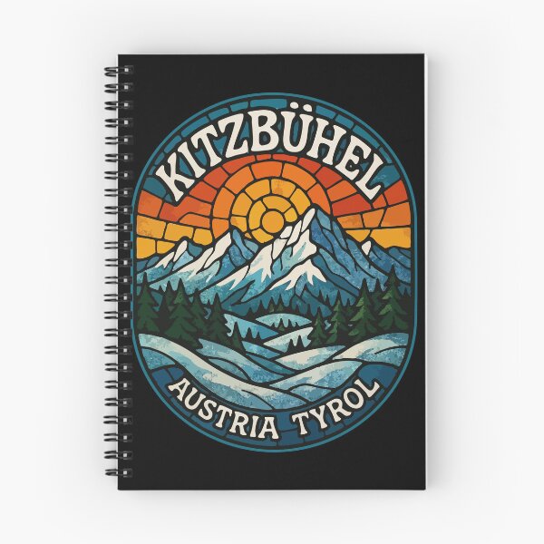 Item preview, Kitzbuhel Austria Stained Glass Art Travel designed and sold by TomFrontierArt.