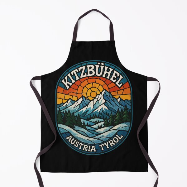 Item preview, Kitzbuhel Austria Stained Glass Art Travel designed and sold by TomFrontierArt.