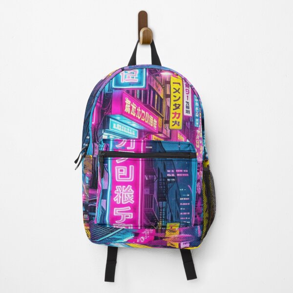 Item preview, Neon-drenched Metropolis: The future in cyberpunk style designed and sold by FotoworldEdel.