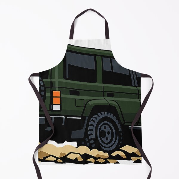 Item preview, Classic Overland 4x4 – Vintage Army Green Boxy Off-Road SUV Crawl Illustration designed and sold by VenZolic.