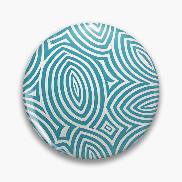Item preview, Turquoise Organic Waves Pattern designed and sold by blankTeeShirt.
