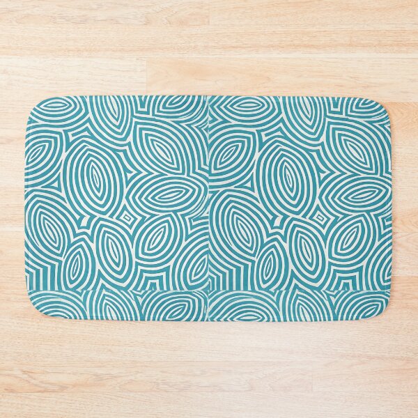 Item preview, Turquoise Organic Waves Pattern designed and sold by blankTeeShirt.