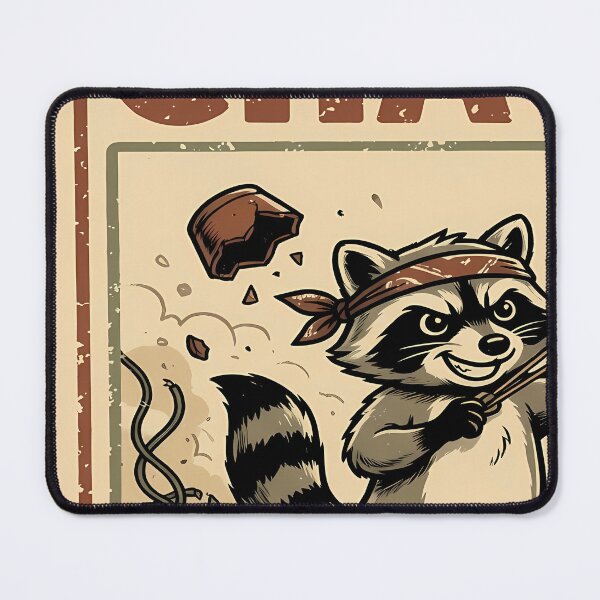 Item preview, Cartoon Raccoon Chaos Plan designed and sold by feckoeansn.