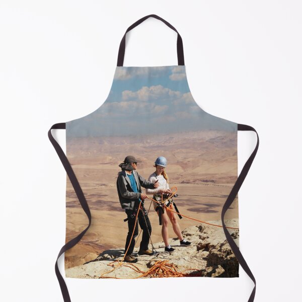 Item preview, Israel, Mitzpe Ramon. Abseiling at the Crater. designed and sold by UltraQuirky.
