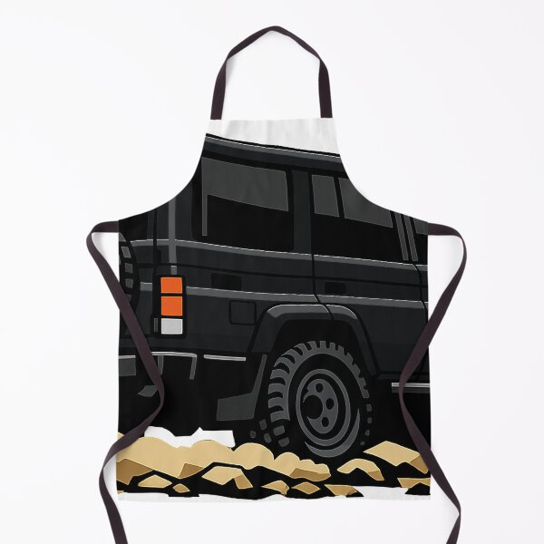 Item preview, Classic Overland 4x4 – Vintage Black Boxy Off-Road SUV Crawl Illustration designed and sold by VenZolic.