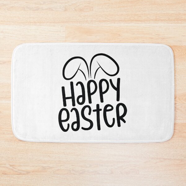 Item preview, Happy Easter Bunny Ears Typography designed and sold by mustbemazi.
