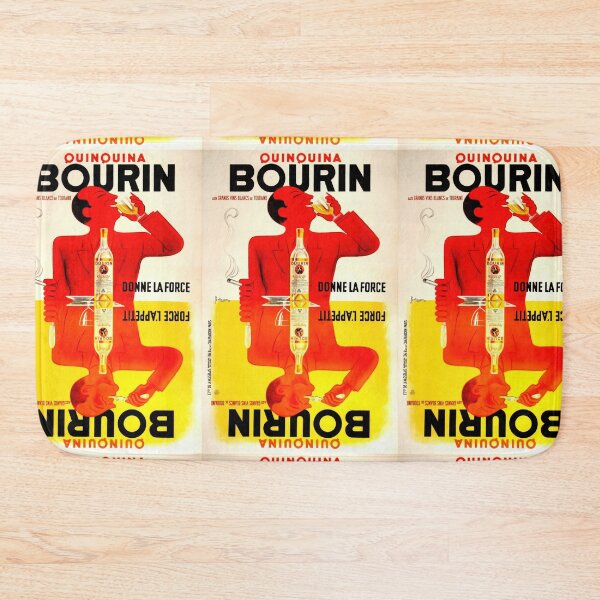 Item preview, Vintage Art Deco Poster | Quinquina Bourin Wine | 1925 Advertising Art Print | Rene Bellenger | Bold Colors & Geometric Design designed and sold by artofuniverse.