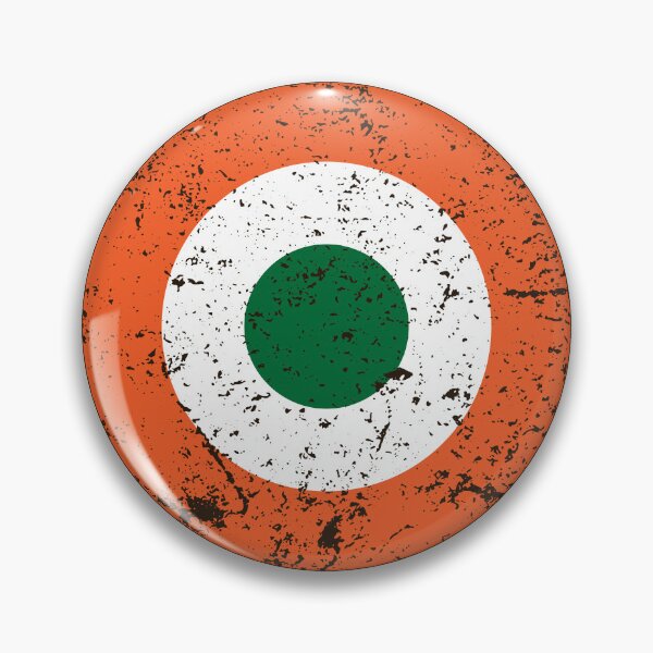 Item preview, India Roundel / Insignia - Worn / Eroded / Aged / Grunge (Large) designed and sold by STUDIO-72.