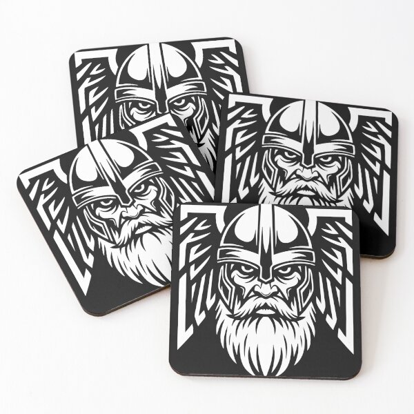 Item preview, Viking Warrior Odin Winged Helmet Norse Mascot designed and sold by PixelStudioBe.