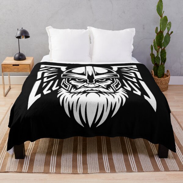 Item preview, Viking Warrior Odin Winged Helmet Norse Mascot designed and sold by PixelStudioBe.
