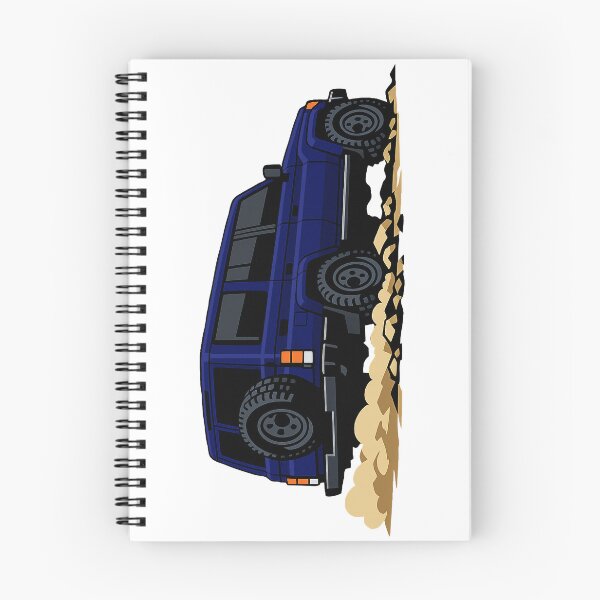 Item preview, Classic Overland 4x4 – Vintage Navy Boxy Off-Road SUV Crawl Illustration designed and sold by VenZolic.