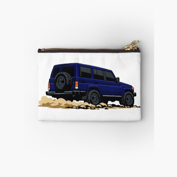 Item preview, Classic Overland 4x4 – Vintage Navy Boxy Off-Road SUV Crawl Illustration designed and sold by VenZolic.