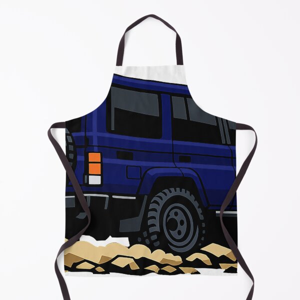 Item preview, Classic Overland 4x4 – Vintage Navy Boxy Off-Road SUV Crawl Illustration designed and sold by VenZolic.