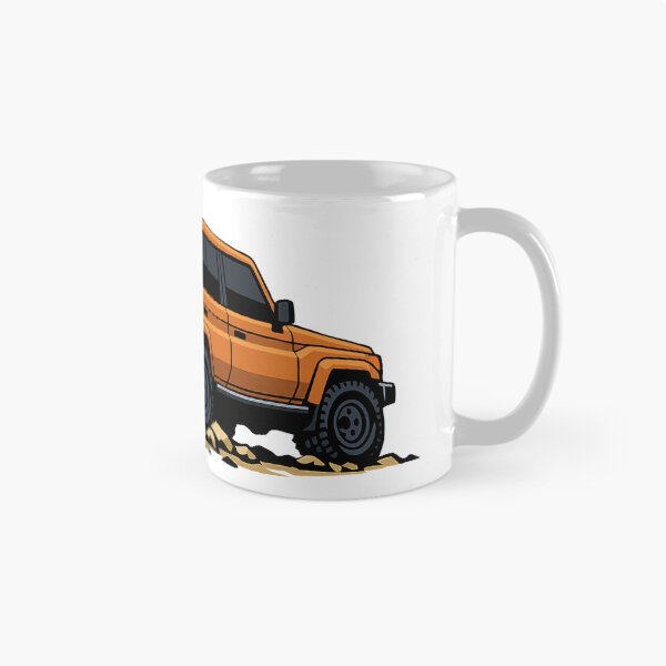 Item preview, Classic Overland 4x4 – Vintage Orange Boxy Off-Road SUV Crawl Illustration designed and sold by VenZolic.