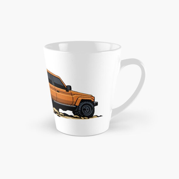 Item preview, Classic Overland 4x4 – Vintage Orange Boxy Off-Road SUV Crawl Illustration designed and sold by VenZolic.