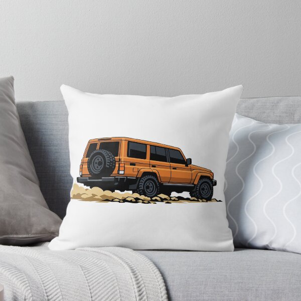 Item preview, Classic Overland 4x4 – Vintage Orange Boxy Off-Road SUV Crawl Illustration designed and sold by VenZolic.