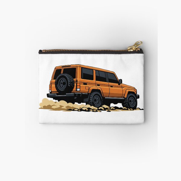 Item preview, Classic Overland 4x4 – Vintage Orange Boxy Off-Road SUV Crawl Illustration designed and sold by VenZolic.