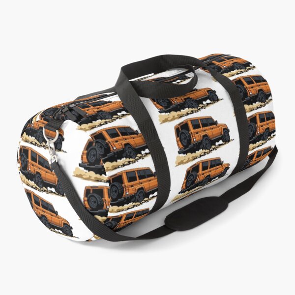 Item preview, Classic Overland 4x4 – Vintage Orange Boxy Off-Road SUV Crawl Illustration designed and sold by VenZolic.