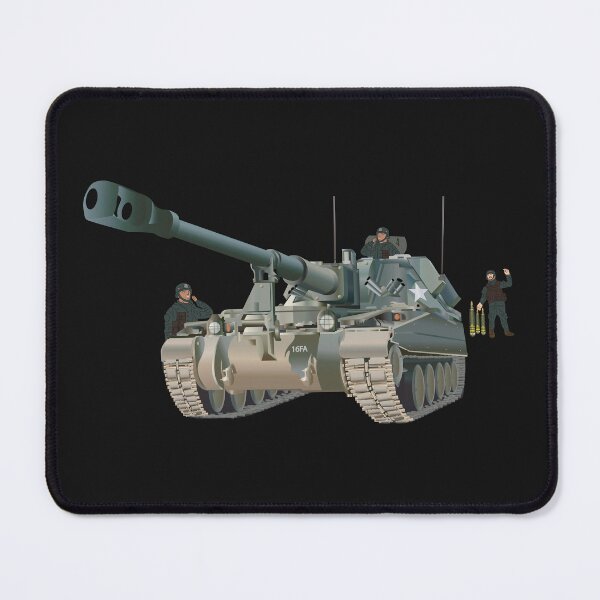 Item preview, Army - M109 155MM SP- 16 FA w Crew wo Txt X 300 designed and sold by Military Insignia Products.