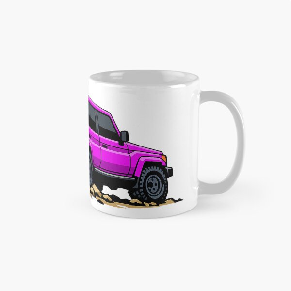 Item preview, Classic Overland 4x4 – Vintage Pink Boxy Off-Road SUV Crawl Illustration designed and sold by VenZolic.