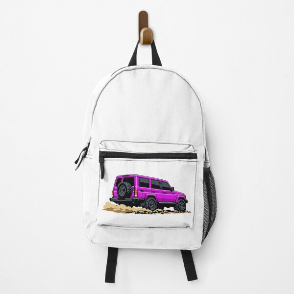 Item preview, Classic Overland 4x4 – Vintage Pink Boxy Off-Road SUV Crawl Illustration designed and sold by VenZolic.
