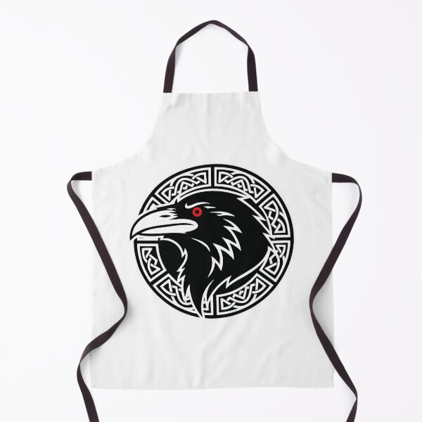 Item preview, Odin's Raven Huginn Muninn Viking Rune Mascot designed and sold by PixelStudioBe.