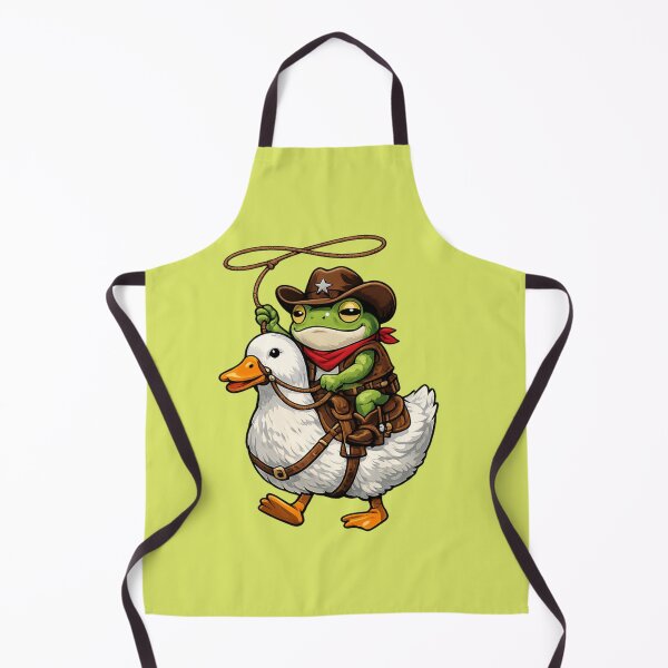 Aperçu de l'œuvre Grenouille cow-boy et canard aventureux créée et vendue par FroggyOnly.