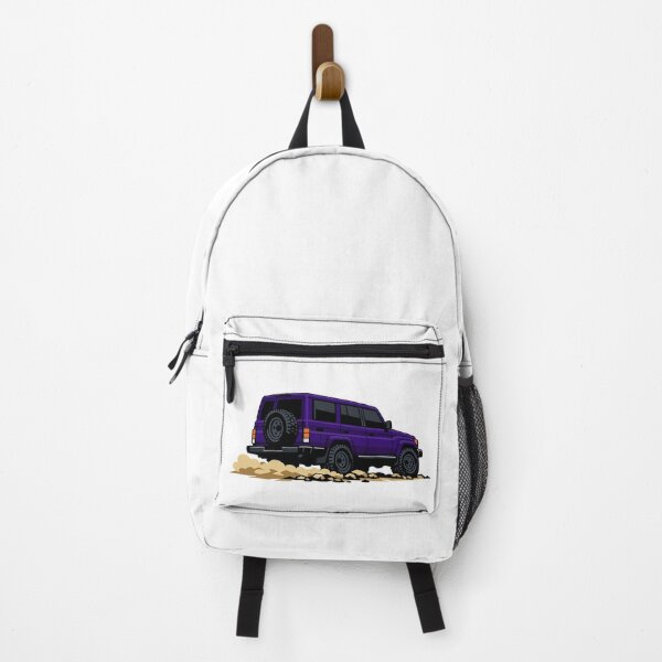 Item preview, Classic Overland 4x4 – Vintage Purple Boxy Off-Road SUV Crawl Illustration designed and sold by VenZolic.
