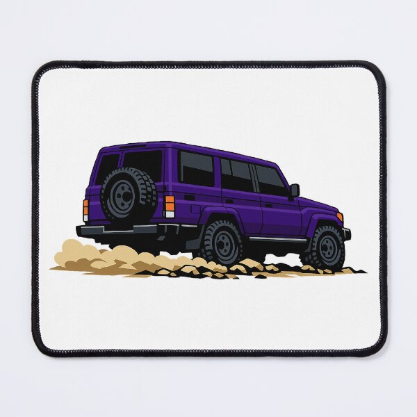 Item preview, Classic Overland 4x4 – Vintage Purple Boxy Off-Road SUV Crawl Illustration designed and sold by VenZolic.