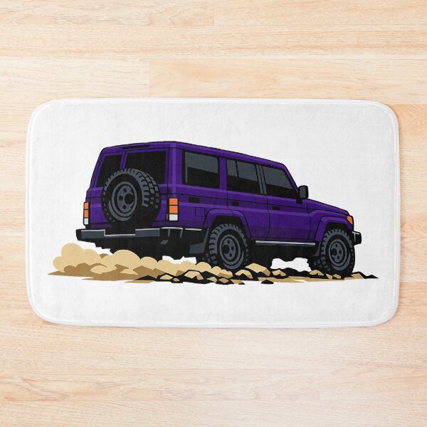 Item preview, Classic Overland 4x4 – Vintage Purple Boxy Off-Road SUV Crawl Illustration designed and sold by VenZolic.