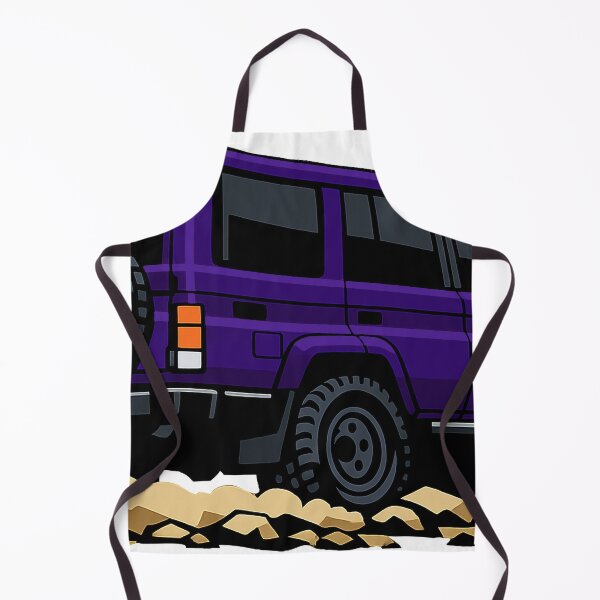 Item preview, Classic Overland 4x4 – Vintage Purple Boxy Off-Road SUV Crawl Illustration designed and sold by VenZolic.