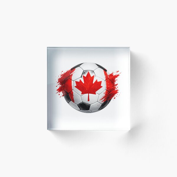 Item preview, Diseño de hoja de arce de fútbol canadiense: gráfico para aficionados al Mundial de Fútbol designed and sold by RolMerch.