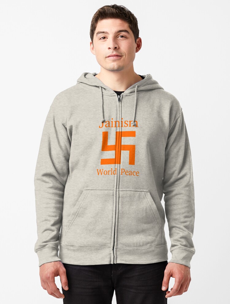 Thumbnail 1 of 5, Zipped Hoodie, Peace designed and sold by Ian White.