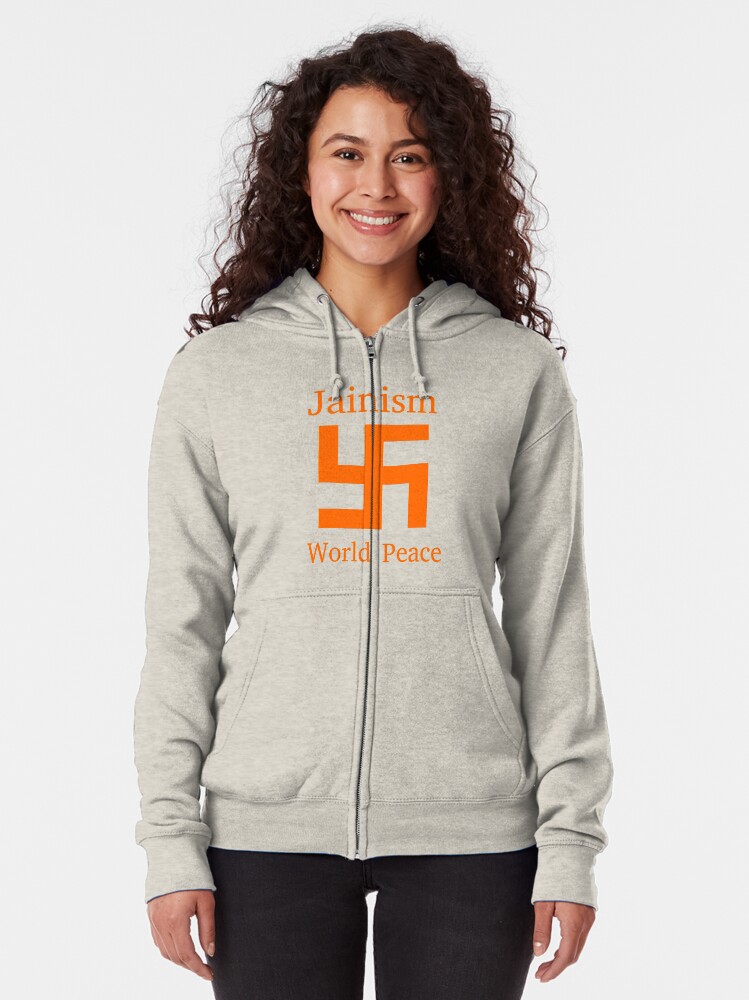 Thumbnail 2 of 5, Zipped Hoodie, Peace designed and sold by Ian White.