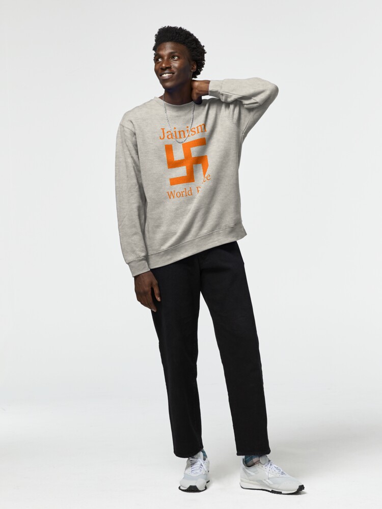 Thumbnail 3 of 7, Pullover Sweatshirt, Peace designed and sold by votejainism.