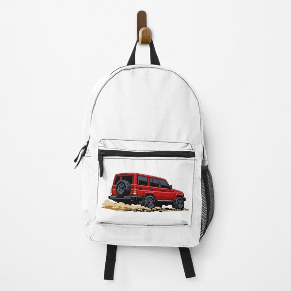 Item preview, Classic Overland 4x4 – Vintage Red Boxy Off-Road SUV Crawl Illustration designed and sold by VenZolic.