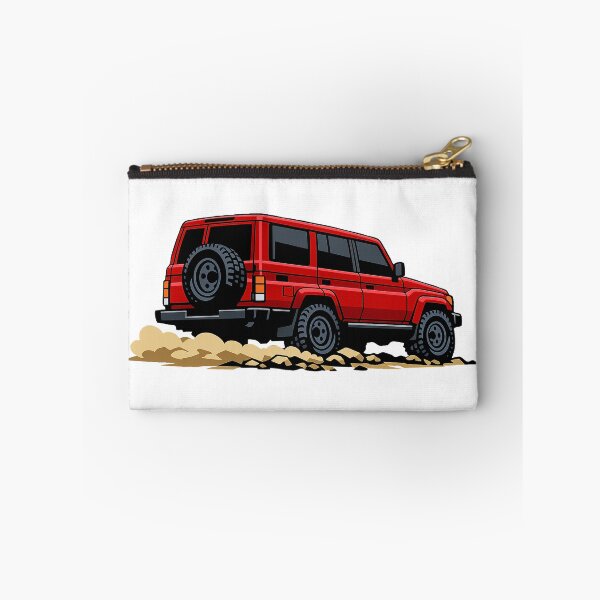 Item preview, Classic Overland 4x4 – Vintage Red Boxy Off-Road SUV Crawl Illustration designed and sold by VenZolic.