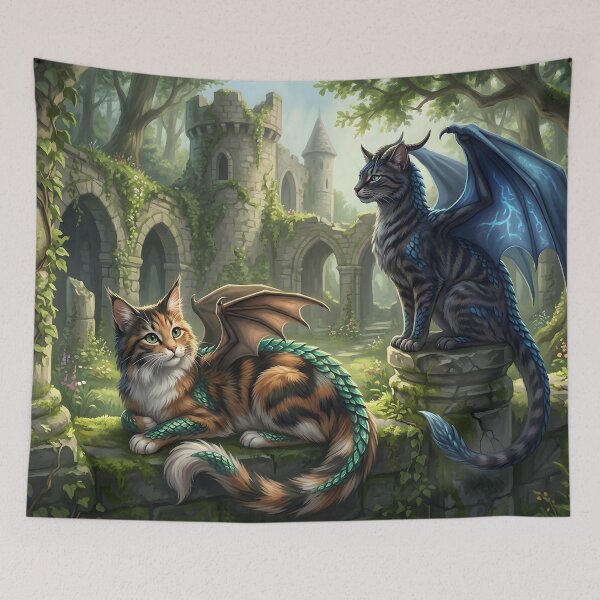 Item preview, The Calico and the Stormstripe designed and sold by ArcaneCritters.
