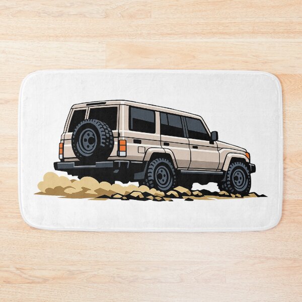 Item preview, Classic Overland 4x4 – Vintage Sand Beige Boxy Off-Road SUV Crawl Illustration designed and sold by VenZolic.