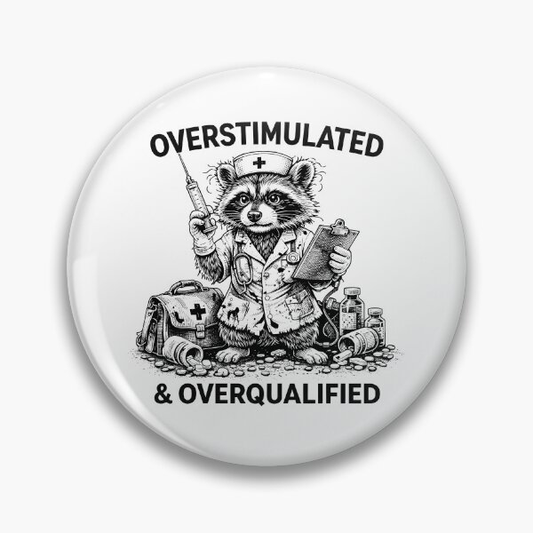 Item preview, Overstimulated and Overqualified designed and sold by JODYSMORGAN.
