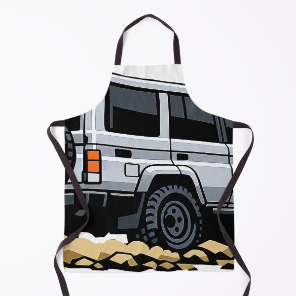 Item preview, Classic Overland 4x4 – Vintage Silver Boxy Off-Road SUV Crawl Illustration designed and sold by VenZolic.