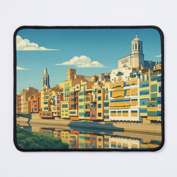 Item preview, spain, Colorful Riverside Houses of Girona designed and sold by darekkocurek.