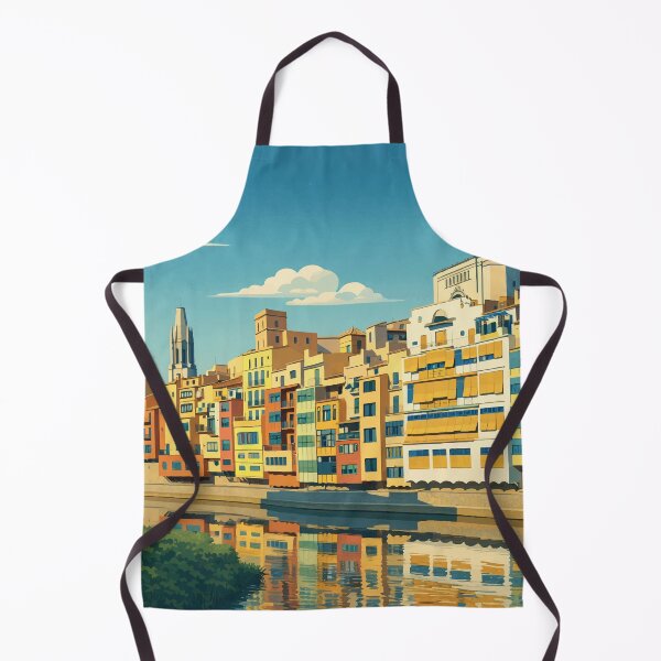 Item preview, spain, Colorful Riverside Houses of Girona designed and sold by darekkocurek.
