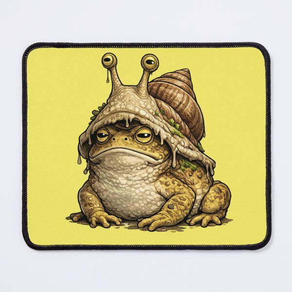 Item preview, The toad and its snail helmet designed and sold by FroggyOnly.