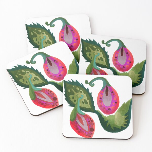 Item preview, Mystical Wild Strawberries in Folk Art Style designed and sold by FaliushART.